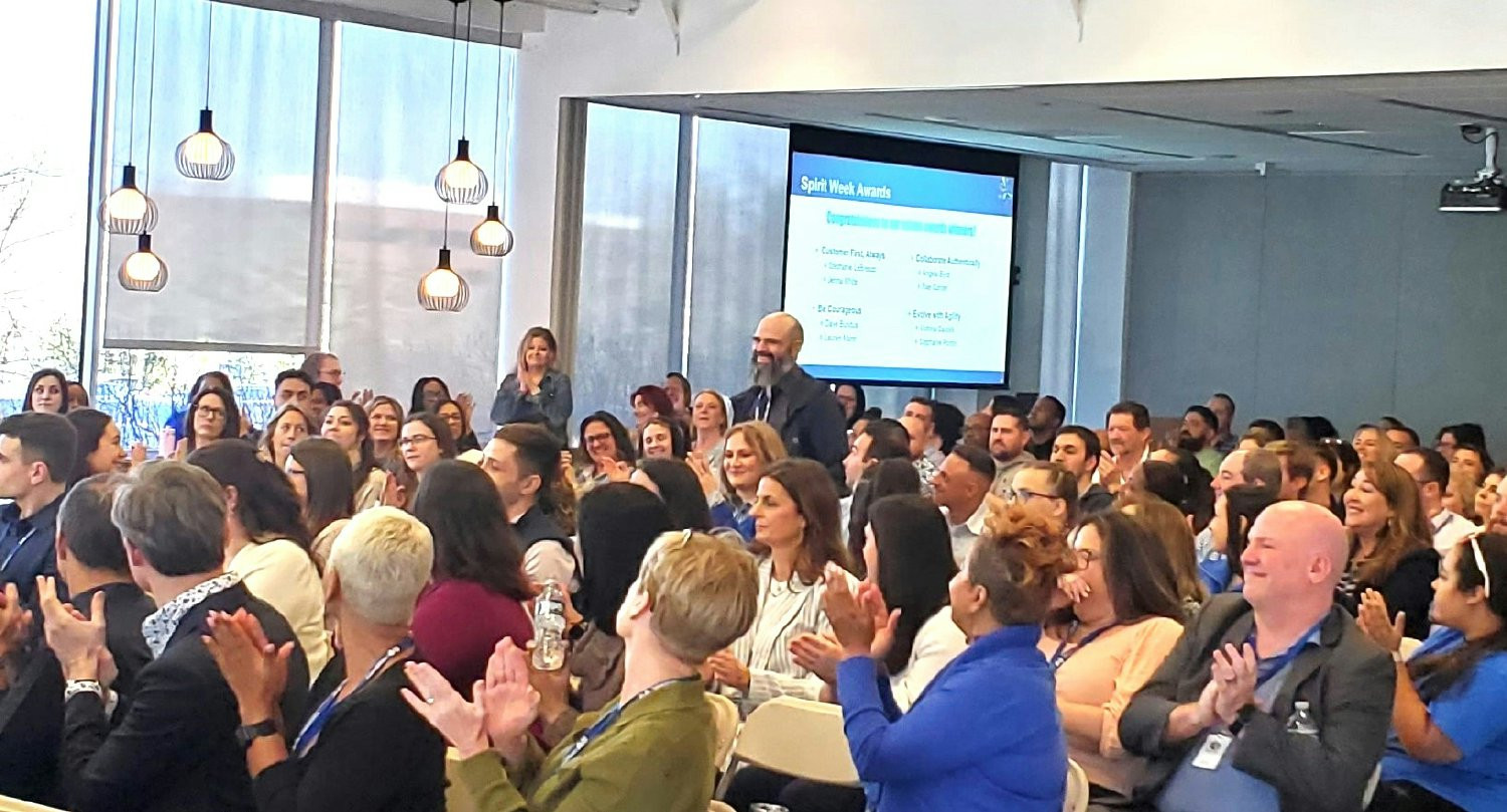 Through our awards program, employees are celebrated for how their work improves our customers' experiences with us. 