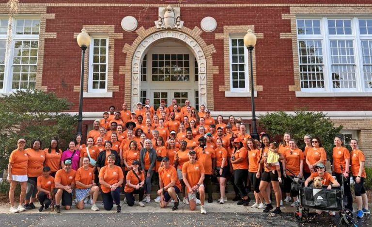 Members of the Archbold Team participated in the 2025 Rose City Walk during the annual Thomasville Rose Show.