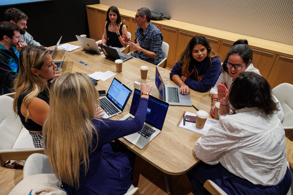 A 2024 company onsite where collaboration is key for a remote company. 