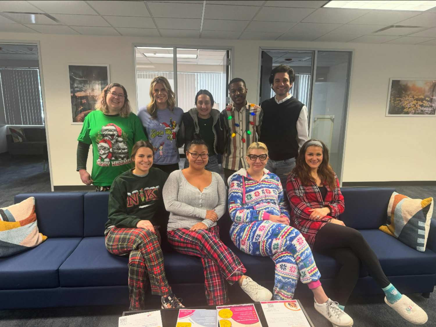 Holiday cheer is better with teammates like these!