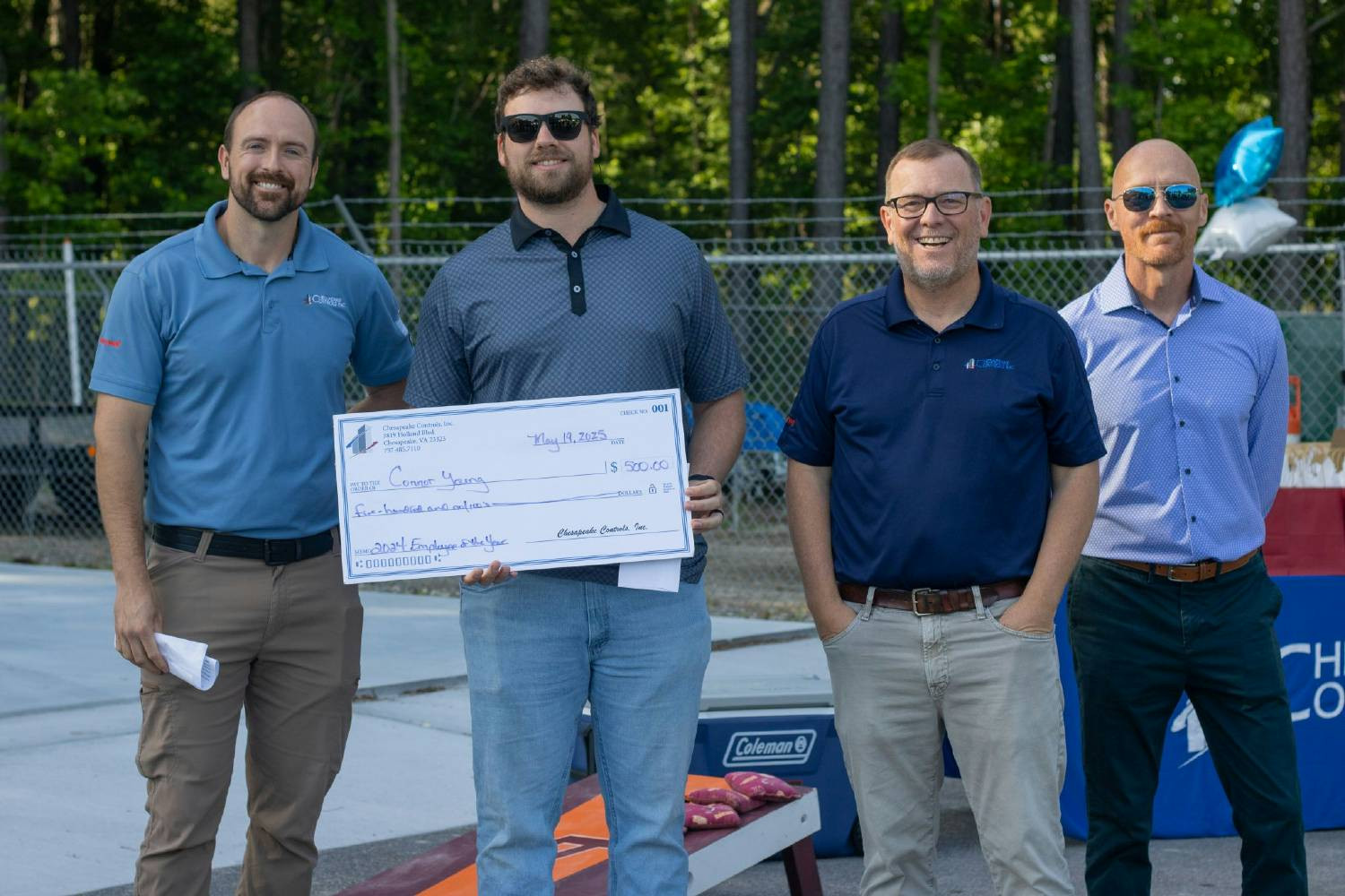 Celebrating Connor Young for his exceptional performance as we kick off summer 2025 with Chesapeake Controls, Inc. at ou