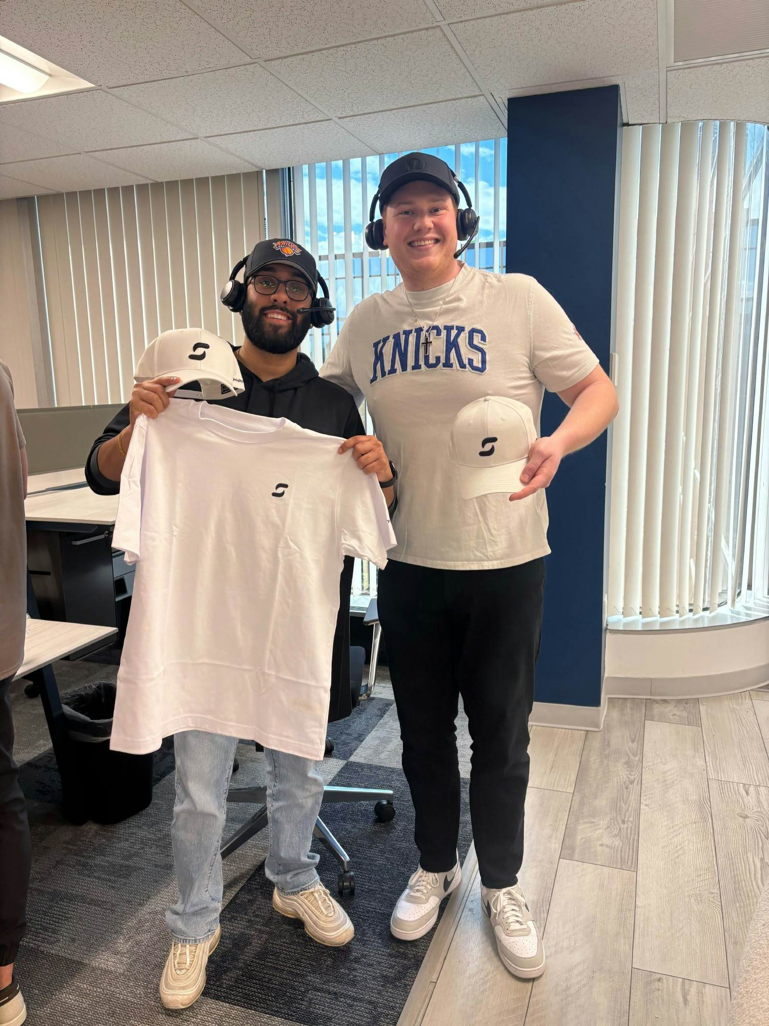Our team came together to cheer on the Knicks during the NBA Finals, sharing team spirit, friendly competition, and fun.
