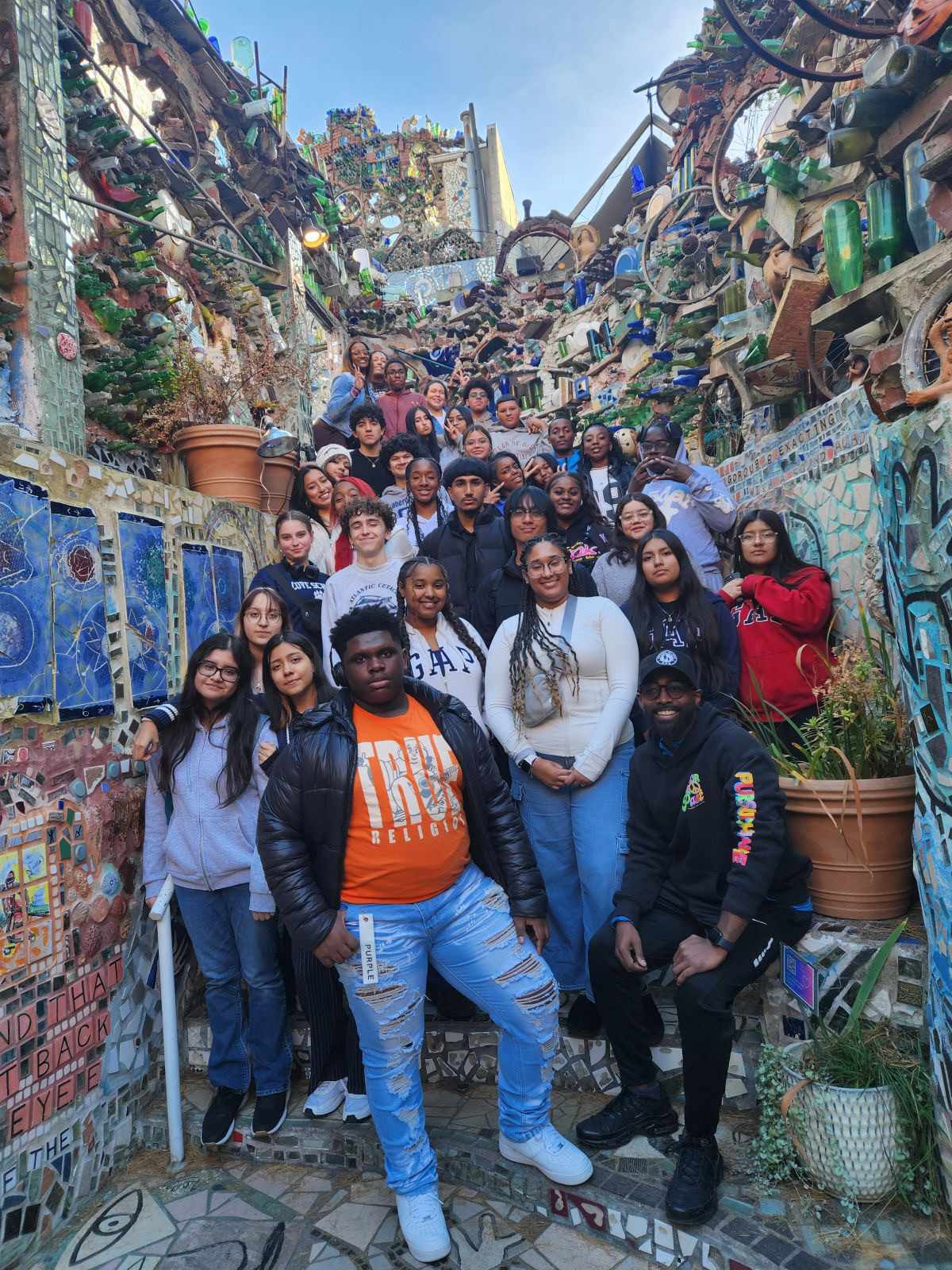 Exploring Possibilities: Philly students toured colleges and visited Magic Gardens, blending learning with discovery.
