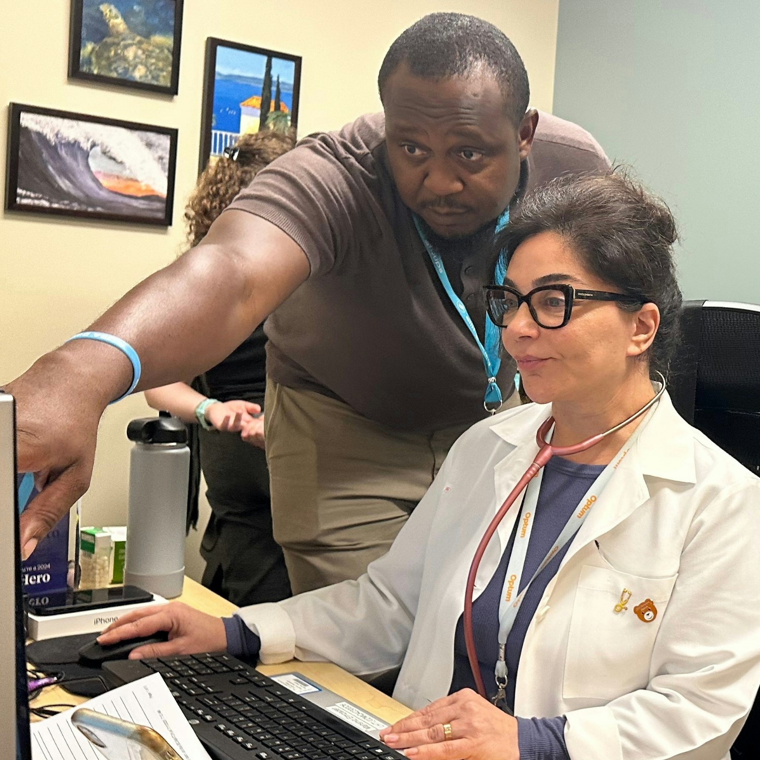 Helping physicians during go-live.