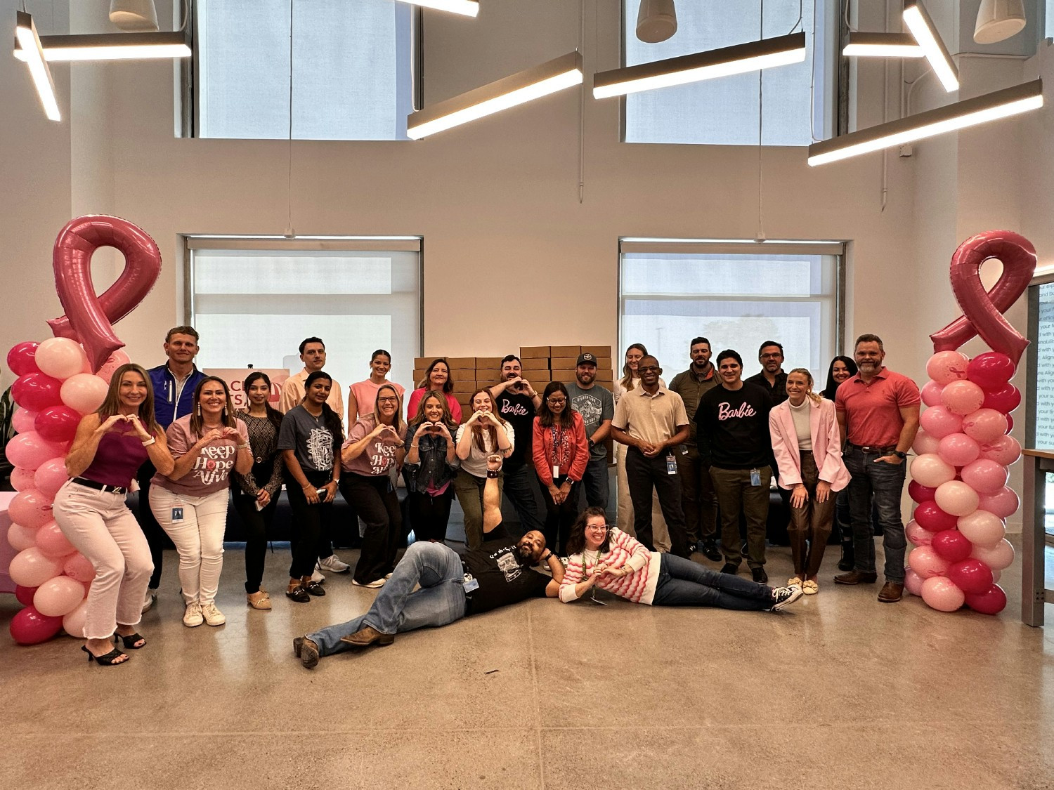 Our team packed Hope Kits for NBCF's breast cancer patients —spreading care, comfort, and support one box at a time. 