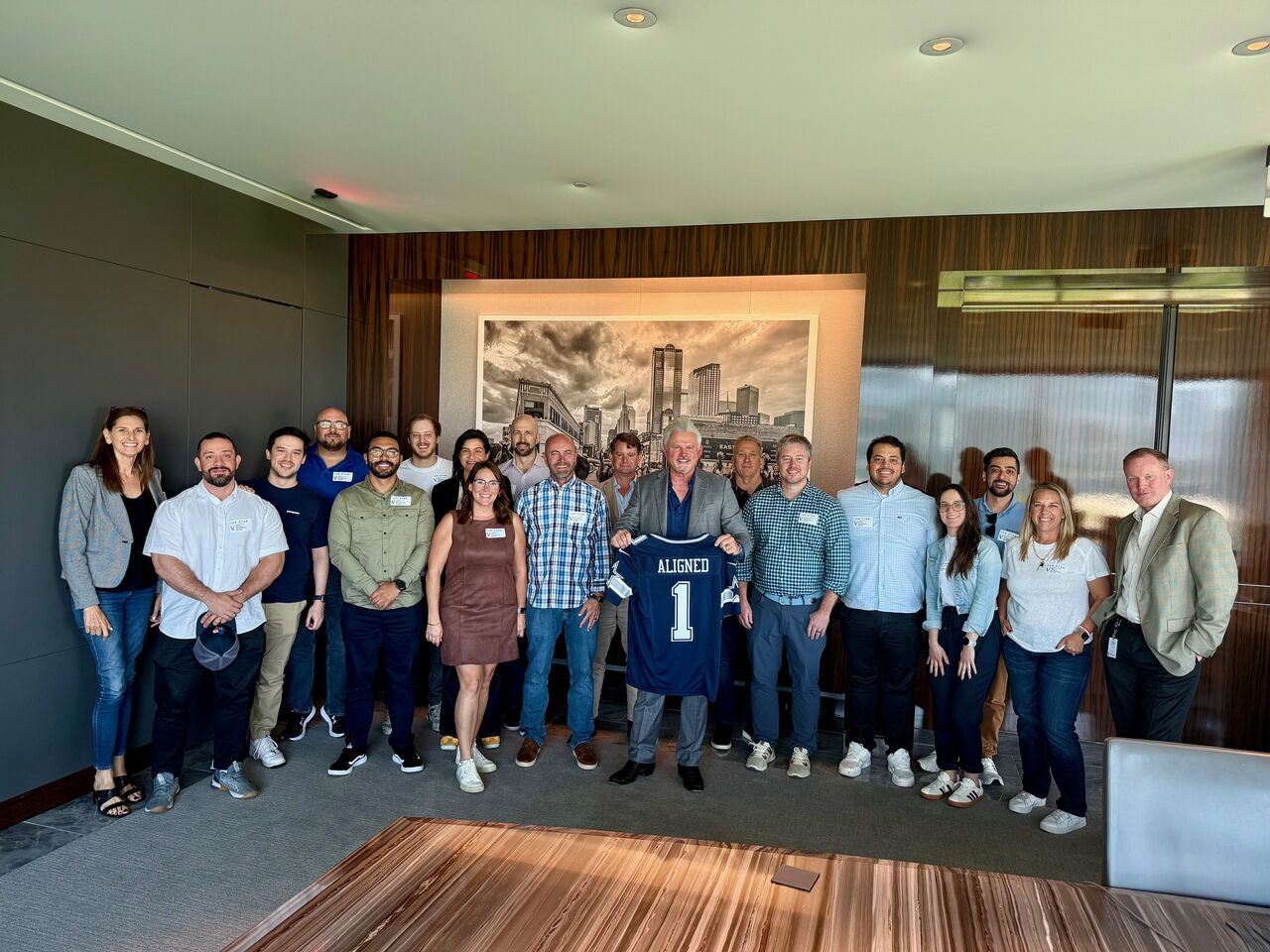 Our Leadership Lab took our Leaders out of the workplace and into the board room with the Cowboys organization.