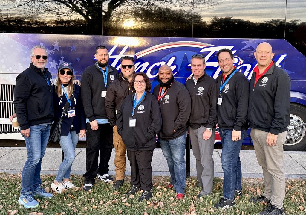 CEO Scott Perry and team volunteer on a trip honoring veterans through our Honor Flight Network partnership