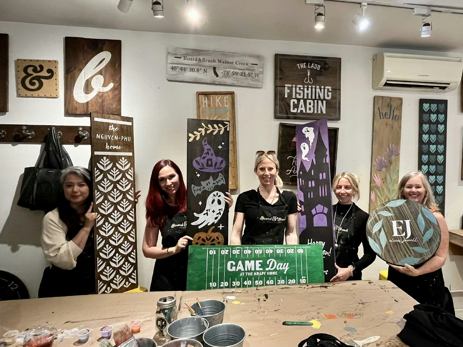 Creative Sign Design by the Property Management Department!