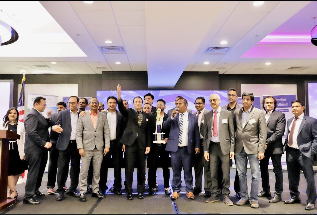 Celebrating Award for best Staffing services