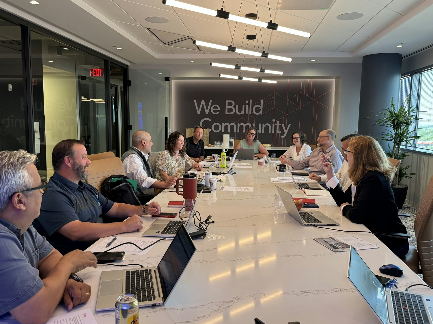 Firm leaders gather in our Westchester office for strategic planning. 