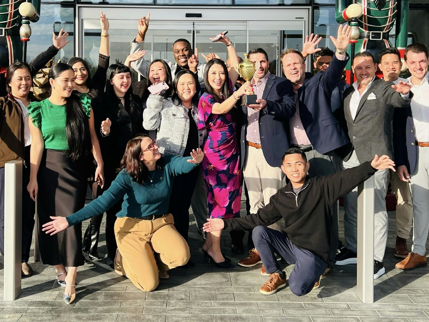 HALL Park Hotel's Experience Curators celebrating win for Marriott International's Hotel Opening of the Year