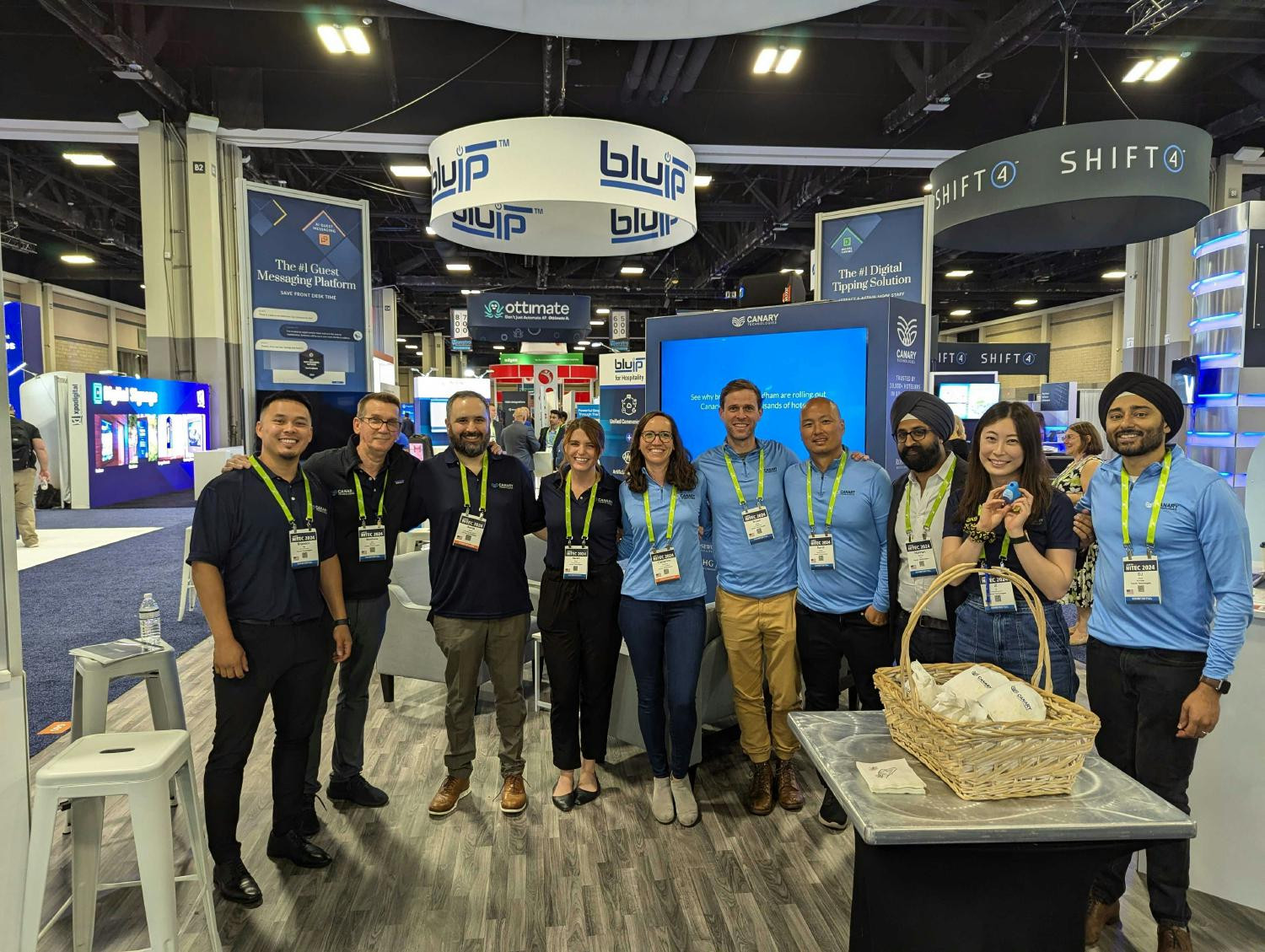 The Canary team makes waves at the HITEC 2024 industry conference— showcasing the future of hospitality tech!