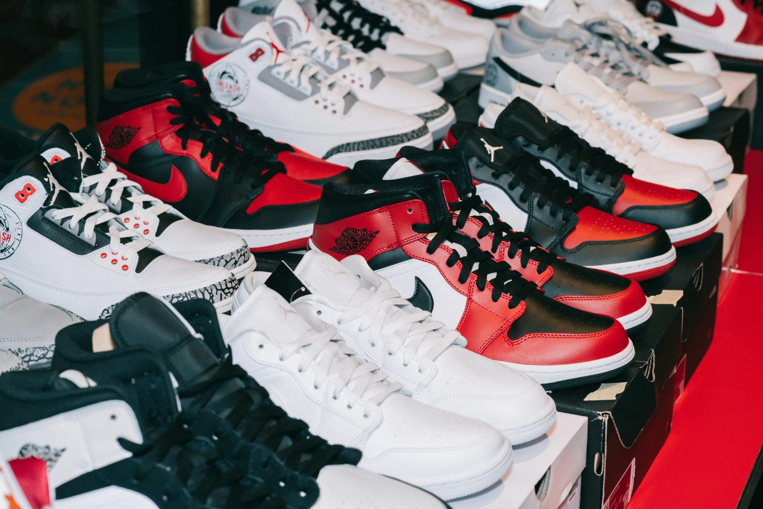 Colossal custom Jordans that are given to employees who crush their goals, strive to make a difference and evolve.