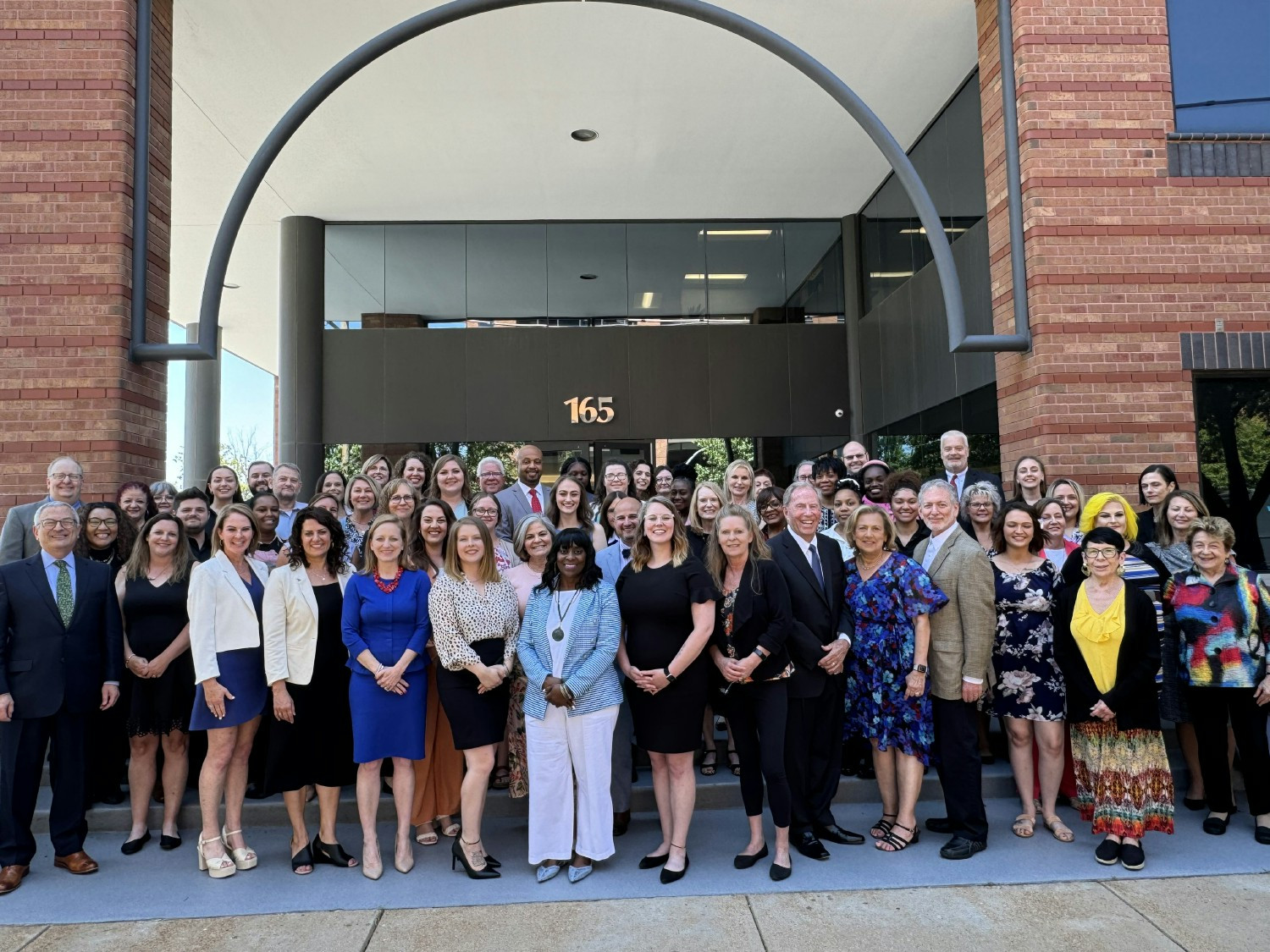 All employees the day of the firm's 30th Anniversary Open House