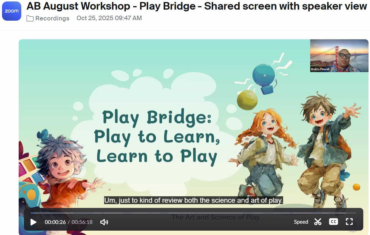 Technical Training in session (Q4, 2025) with Walita Powell, PsyD