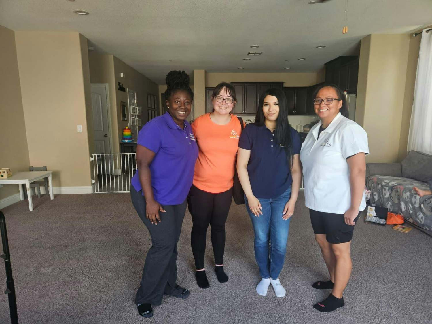Behavior Analysts - Ola & Jennie with RBTs Jada & Carolina in Los Banos, CA