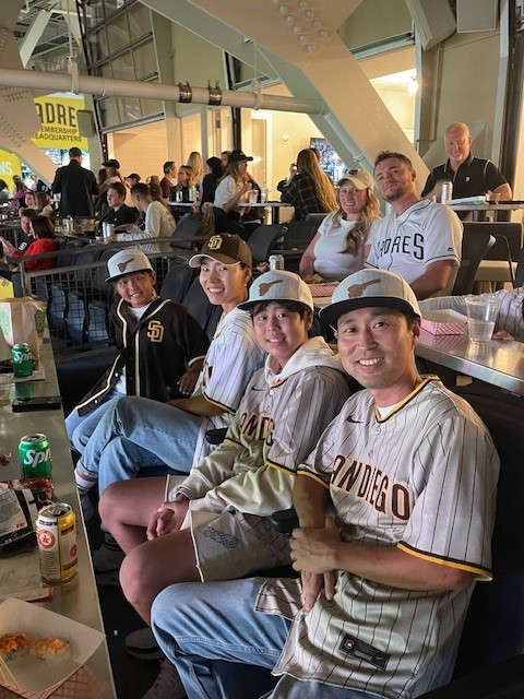Mirador & San Diego Padres family night.  Thanking our families for their support!