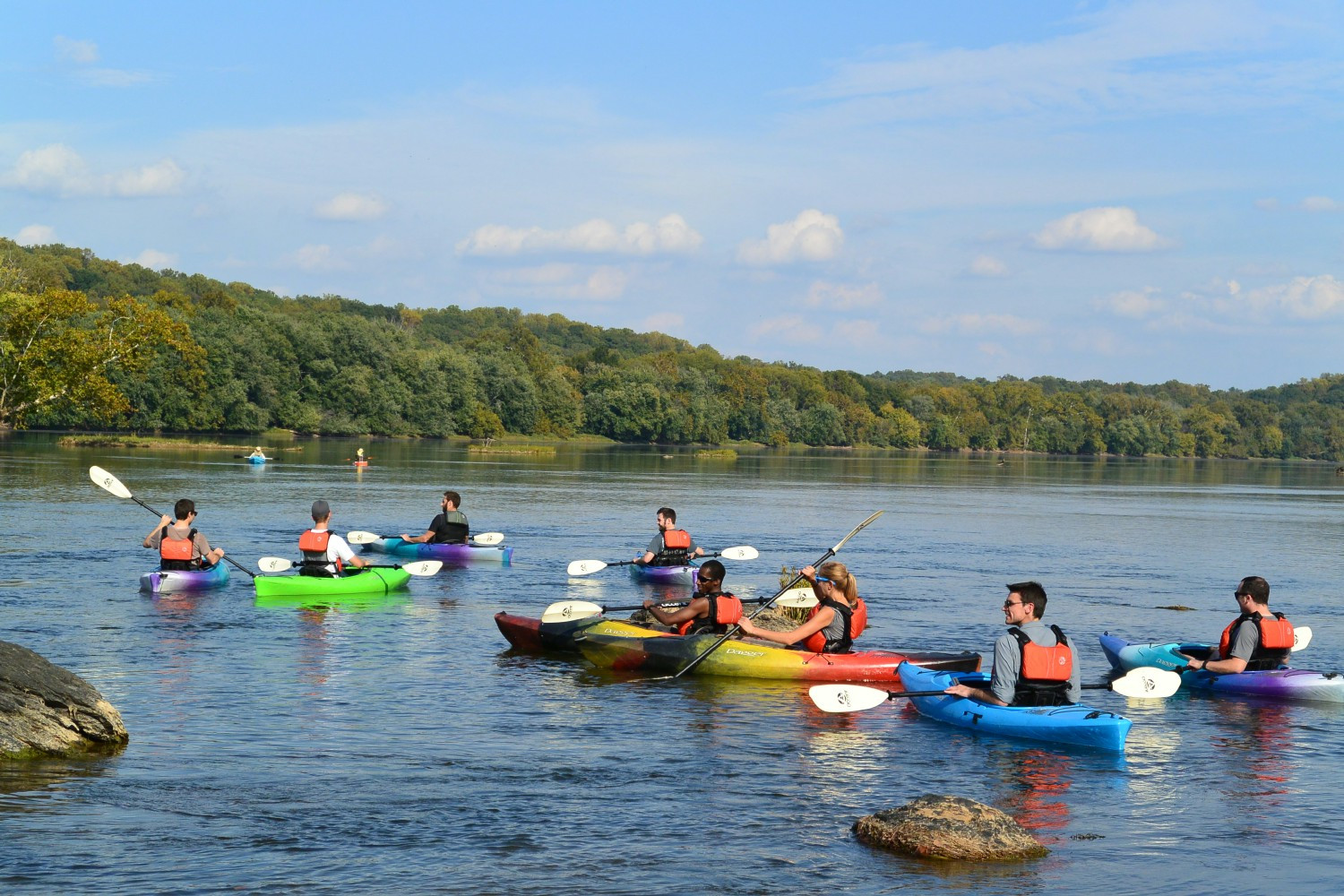Spending time in nature to recharge and connect. Wellness, balance, and strong relationships make great work possible.