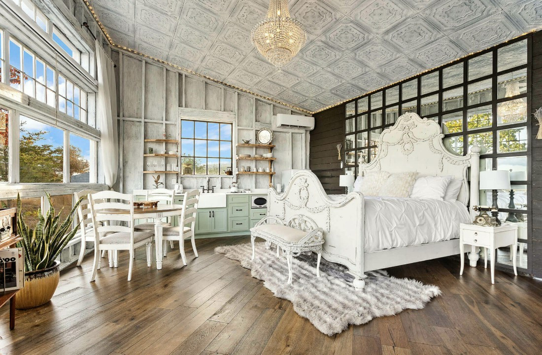 Exquisite, curated, interiors in our Treehouses 