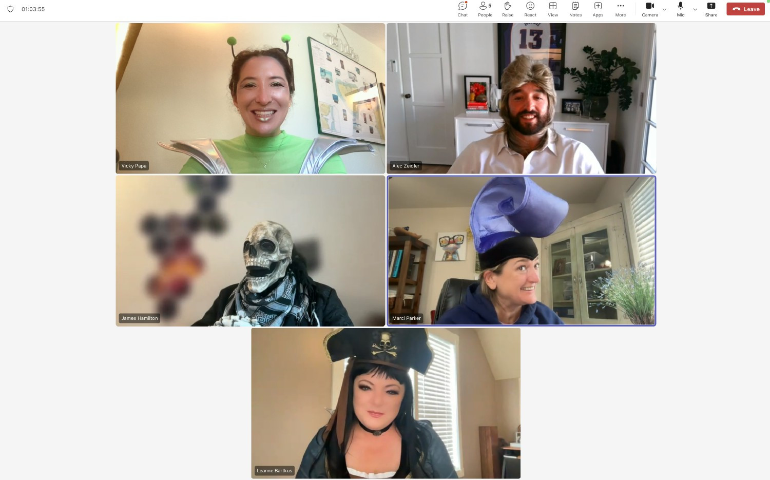 The Astrica Team from CEO to Individual contributors get into Halloween 2024.