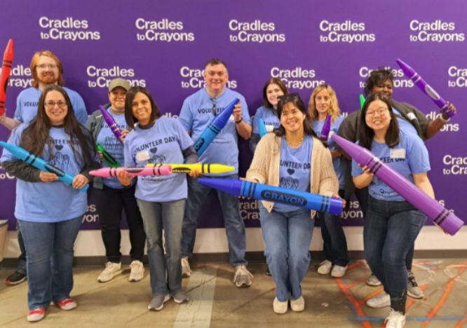Volunteering at Cradles to Crayons