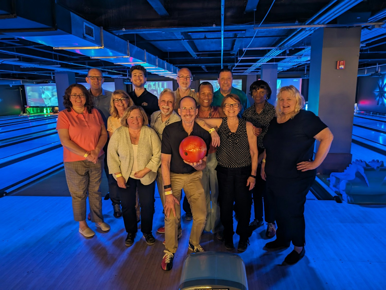 A group outing for bowling with the Reinsurance team!