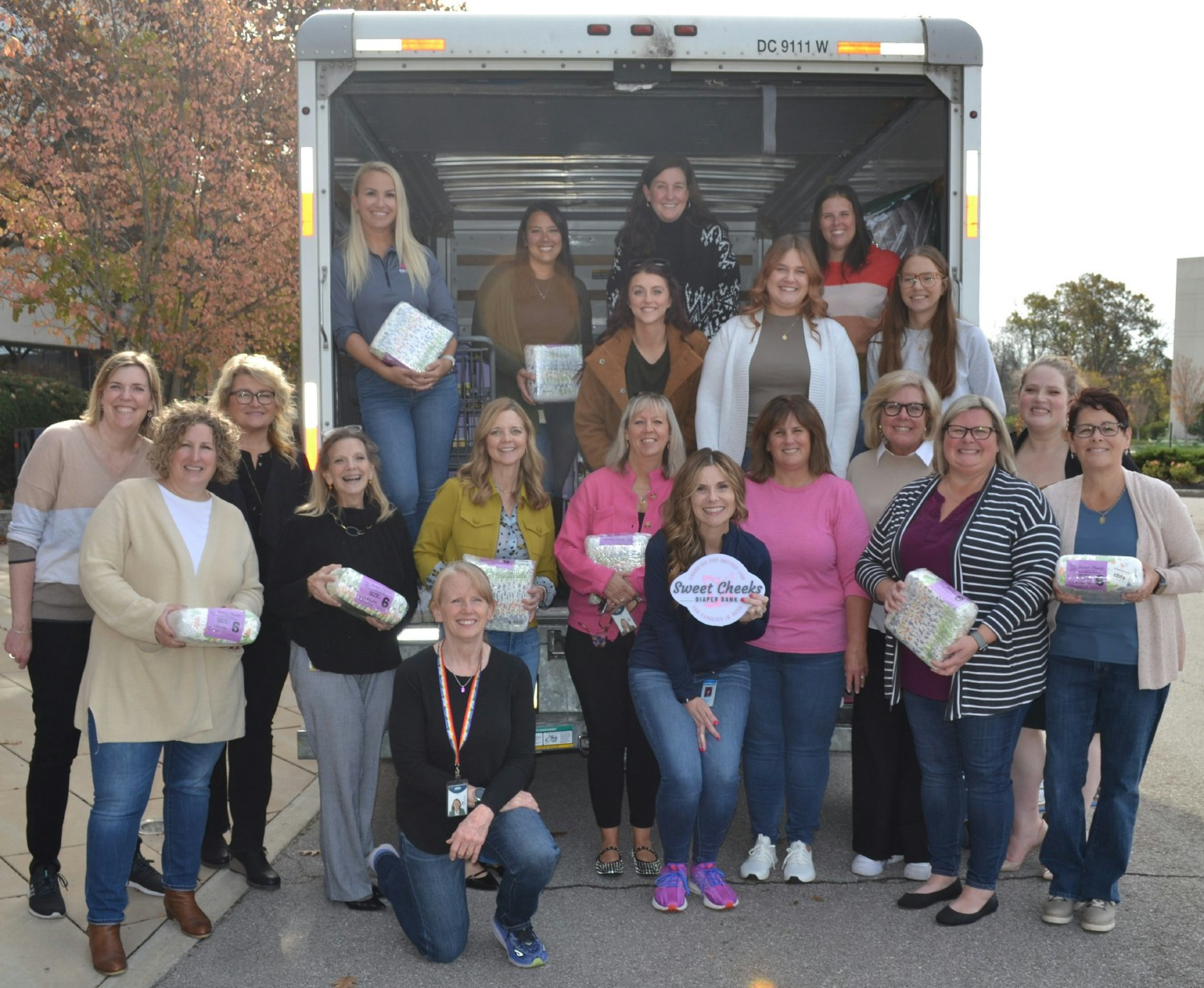 ARROW Employee Resource Group members volunteered for an event with Sweet Cheeks Diaper Bank