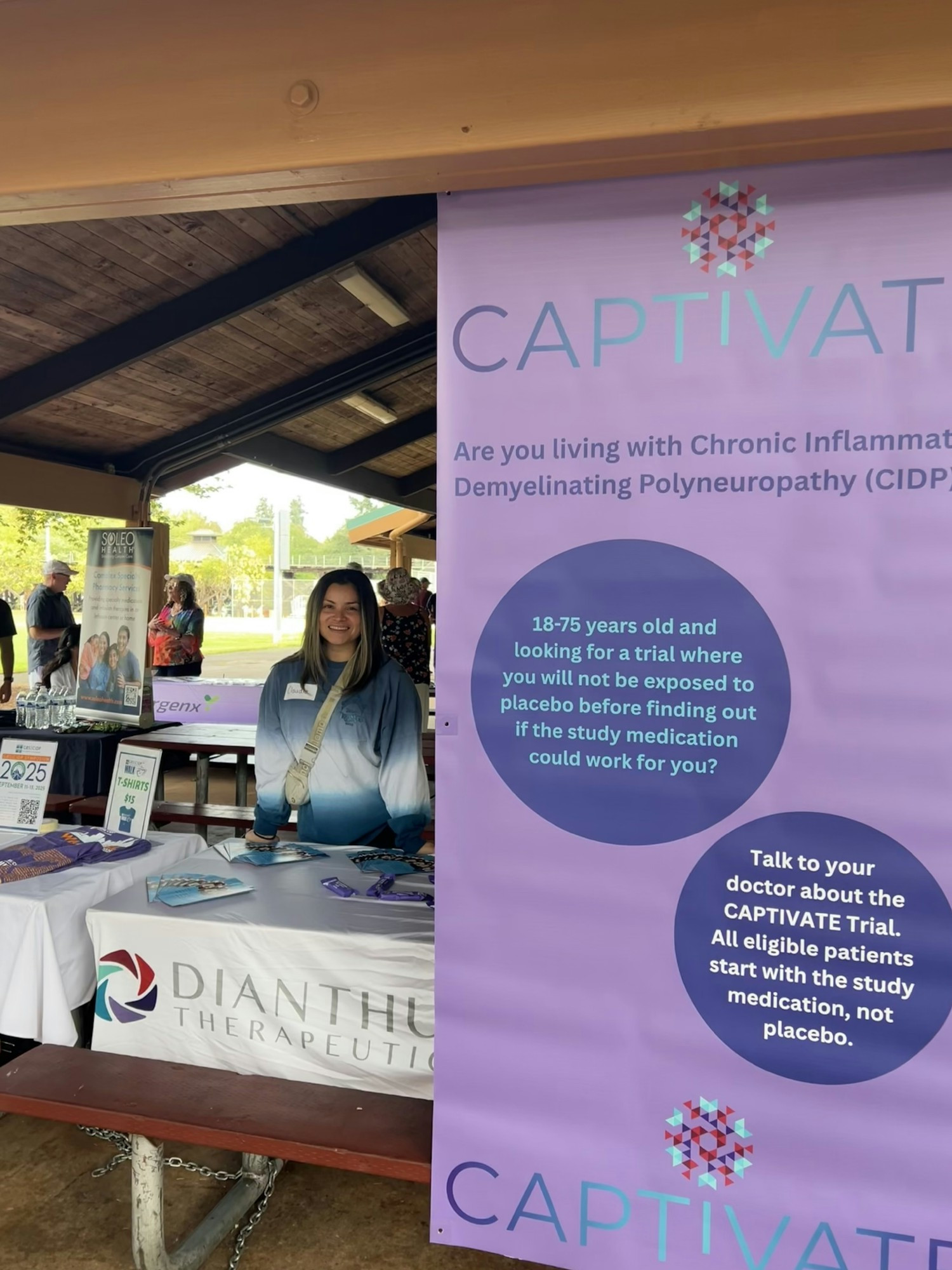 Walking alongside the patient community at a CIDP awareness event reminding us why our work matters.