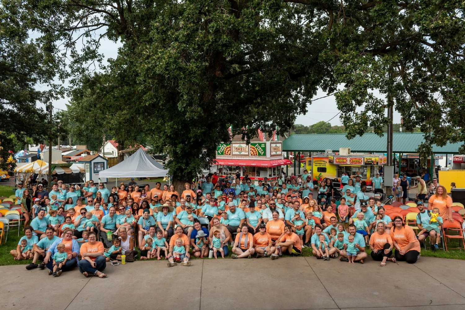 Compass at the fair group photo
