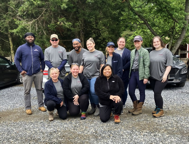 Team members from the East Division volunteered for a Service Day at a local charitable organization.