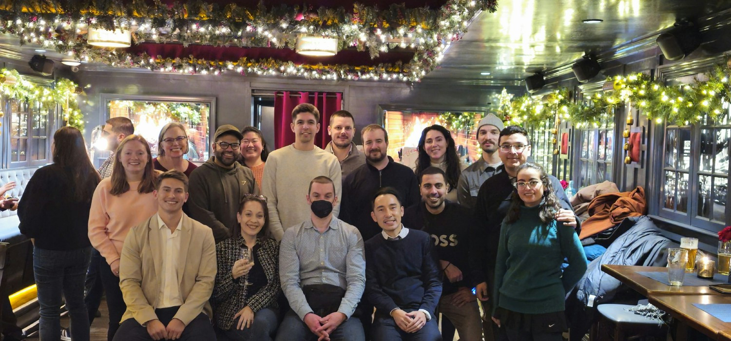 Our team at our Holiday Party