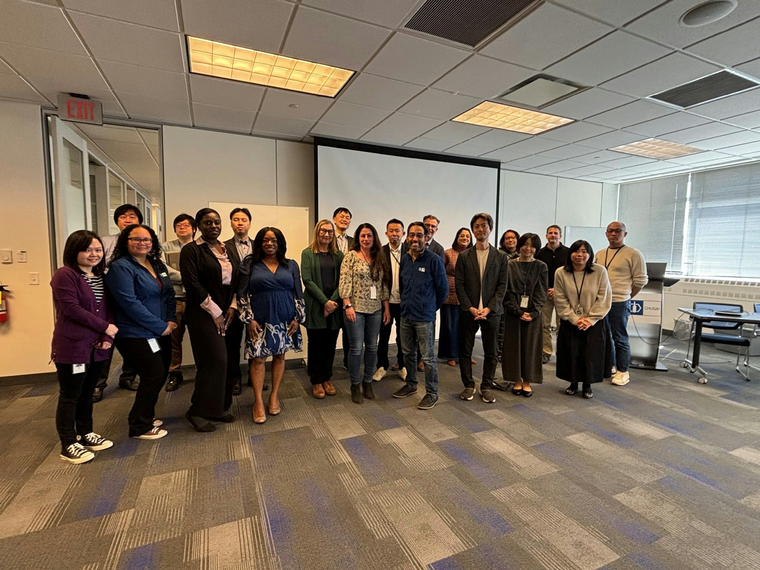 Photo after a staff meeting with members from our Japan Headquarters 