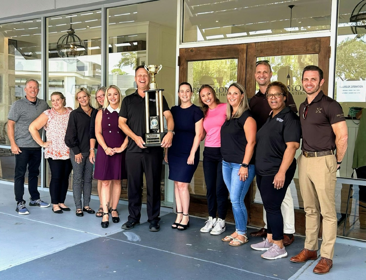 We celebrate our Employee of the Month monthly—with CEO & COO present to show how much we value our people.