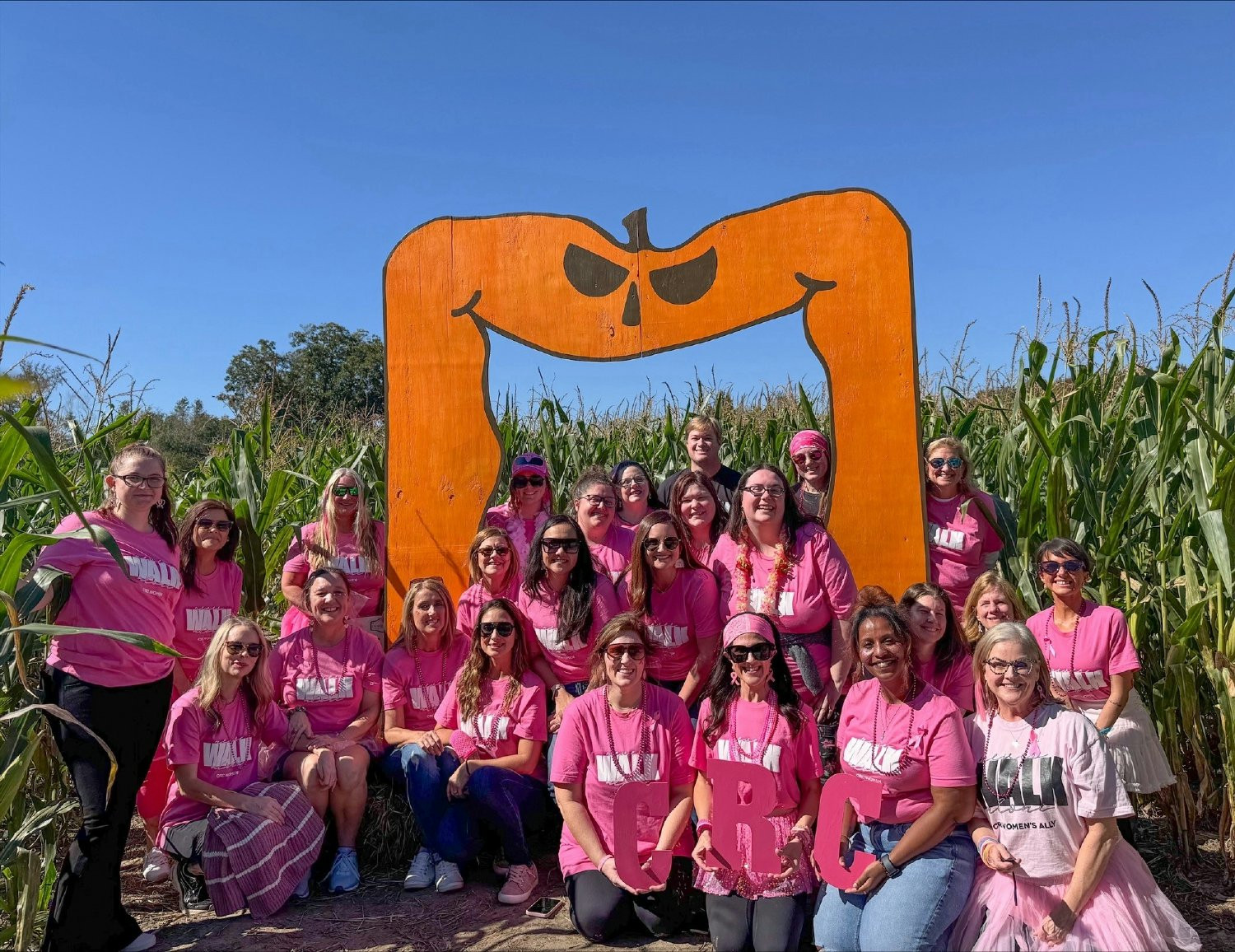 The Sumter, South Carolina team joined the breast cancer walk with purpose and hope.