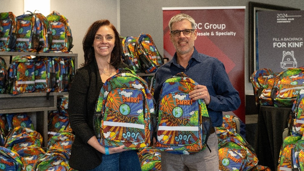 Team CRC filled 200 backpacks for distribution to students in need