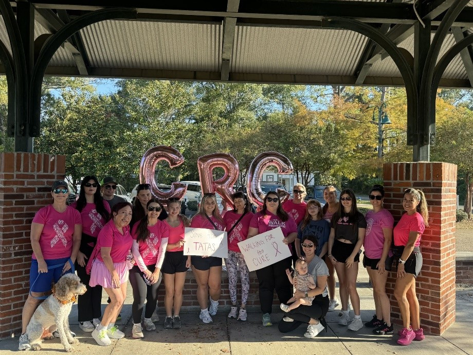 Team CRC walks to raise funds for breast cancer awareness