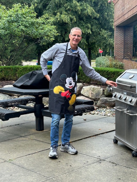 We often have catered lunches, barbecues, and potlucks to come together and celebrate milestones reached as a team.