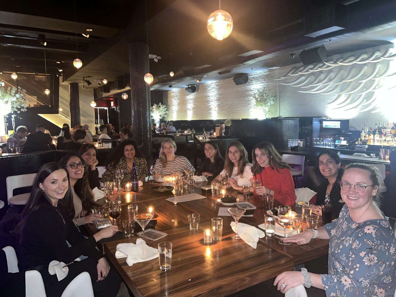 A women of Moon Rabbit dinner event