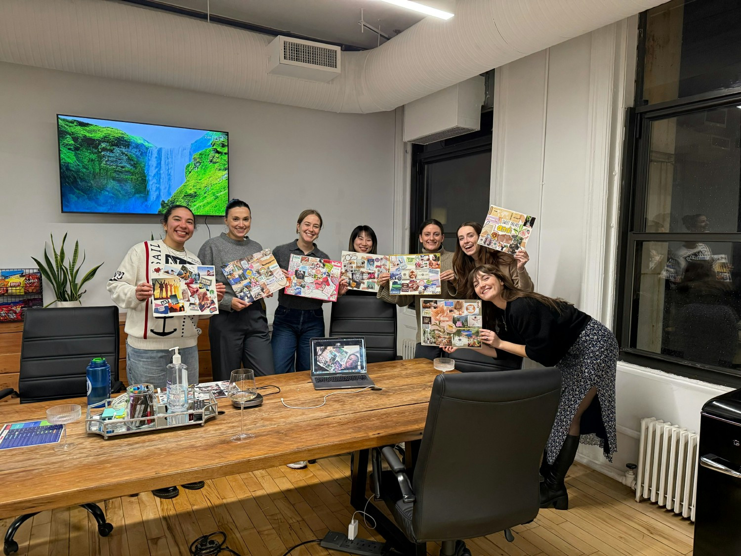 Some of the outputs of a women of Moon Rabbit workshop held in our New York office