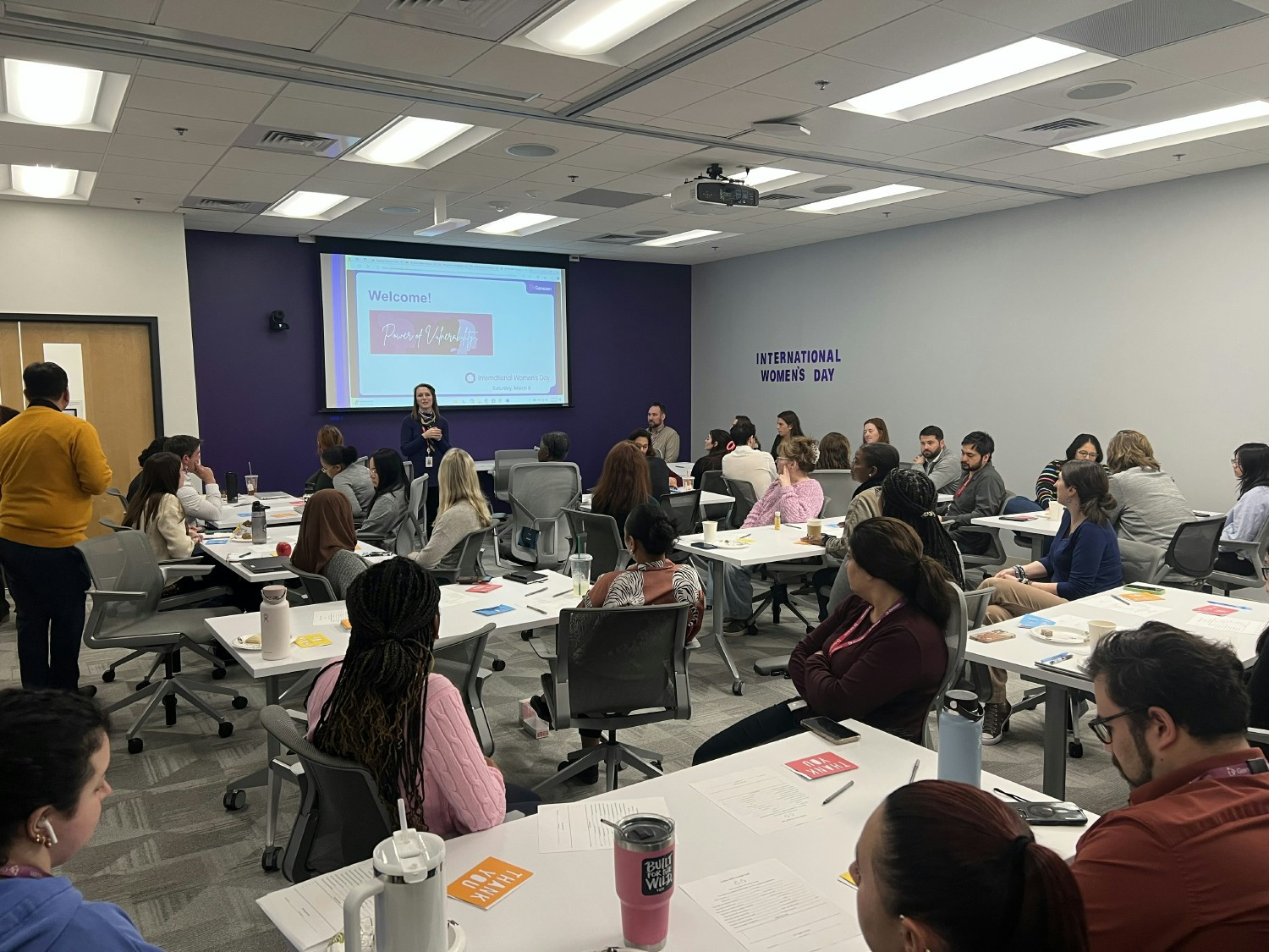 Women in Leadership meeting at our Lexington site. 