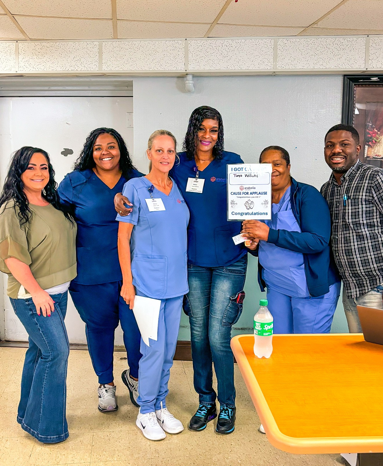 Celebrating Tanya and our staff in Birmingham with our company-wide Cause for Applause program!