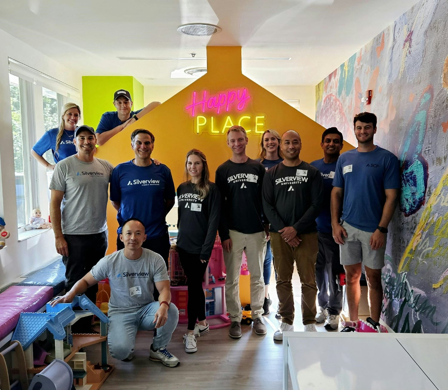 The Silverview team volunteers at Ronald McDonald House. 