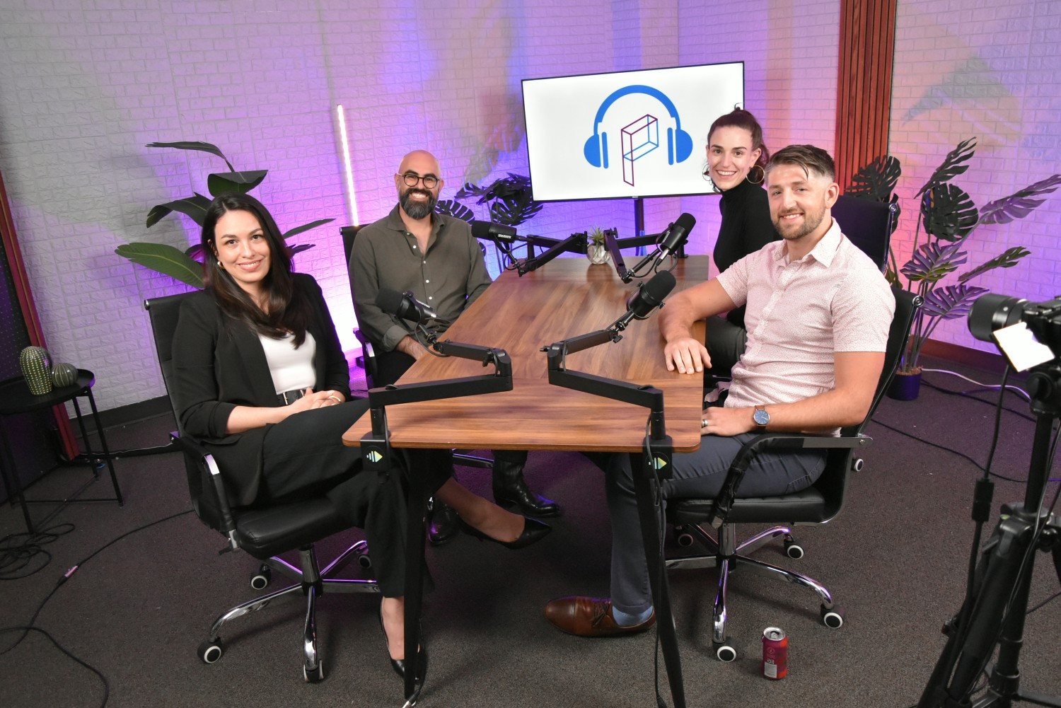 CEO, Angelie Dhillon at a Predictive Pulse Podcast recording.