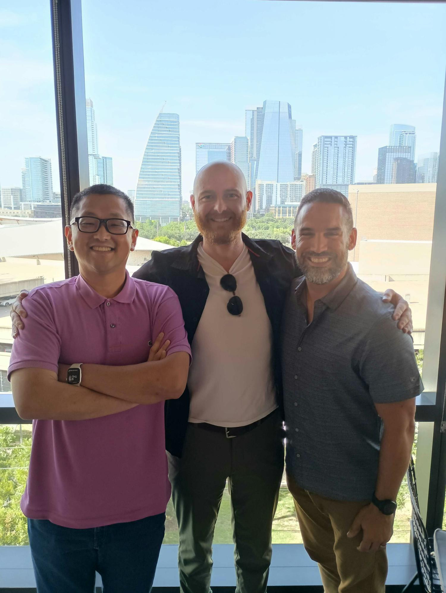 Chief Media Officer Hector Thomas with our Media Ad Ops team in Austin, TX.