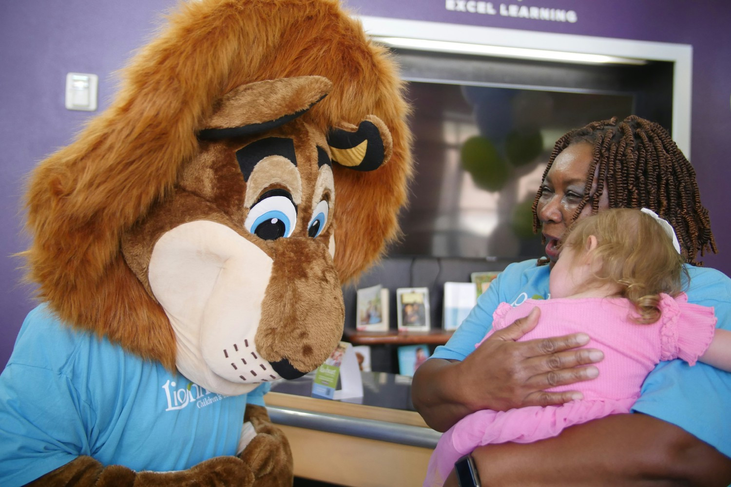 Sometimes even the bravest need a little backup. Good thing our teachers are always there to protect!