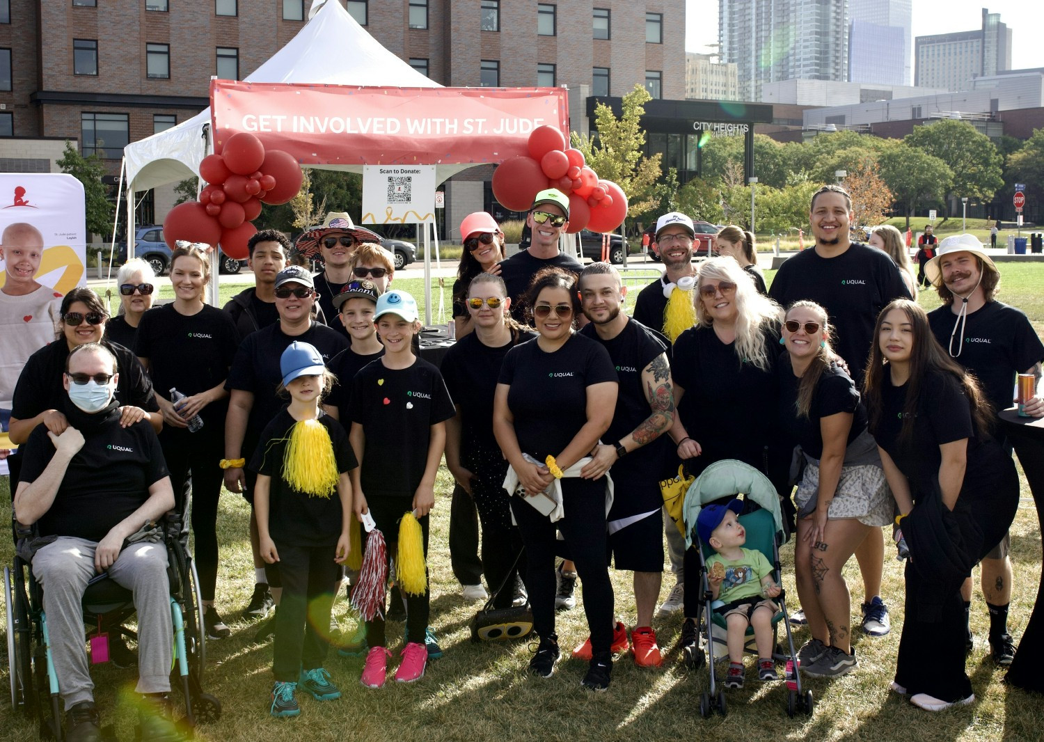 Uqual Steps up for Kid's during the St. Jude Walk