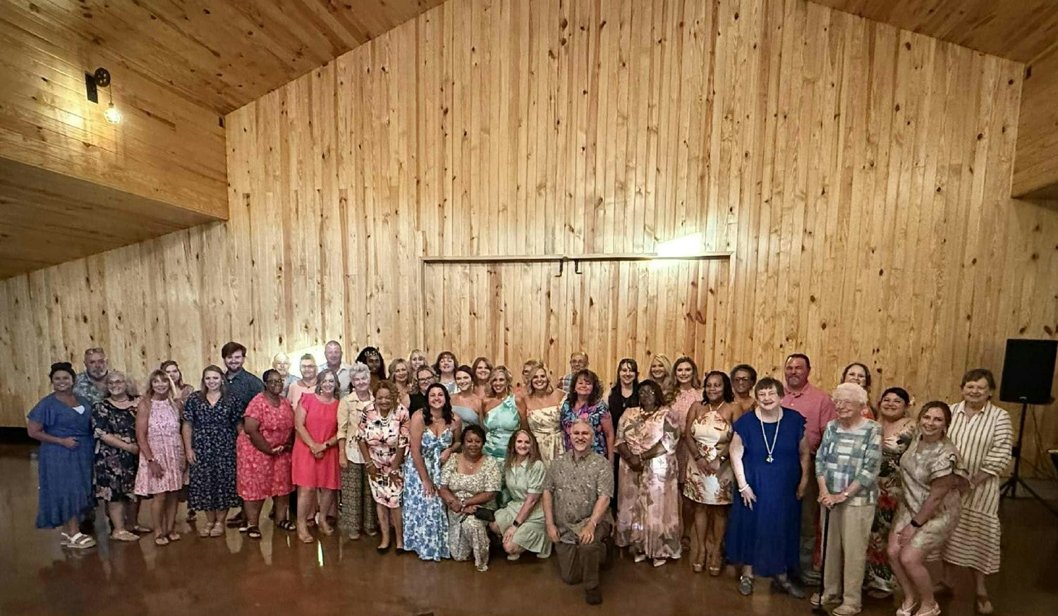 Our summer gala celebrating 40 years providing care for our community. Photo is staff & volunteers both past & present.