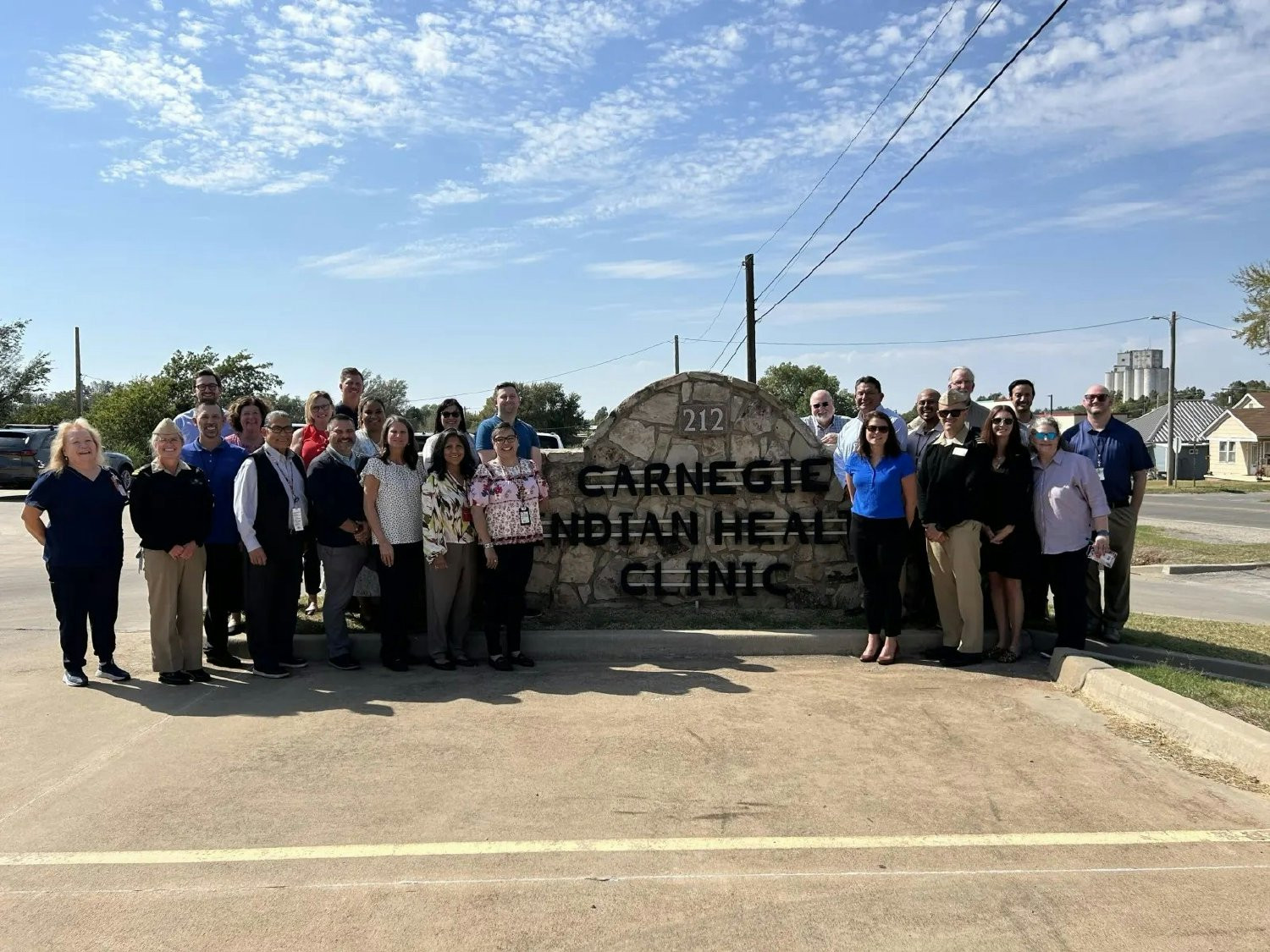 S&P team participating in an clinic site visit in Oklahoma for the Indian Health Service Health IT Modernization Project