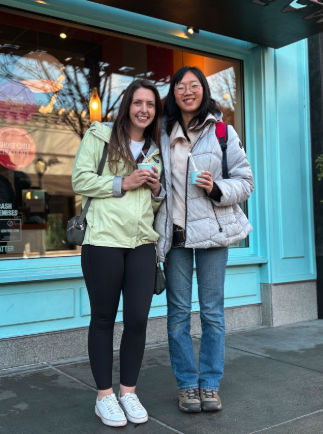 What a sweet treat to meet up in Seattle after working virtually together all this time.