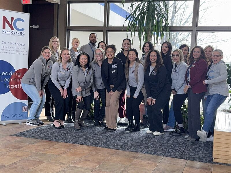 After a great day of professional learning, our team gathered for a group photo. 